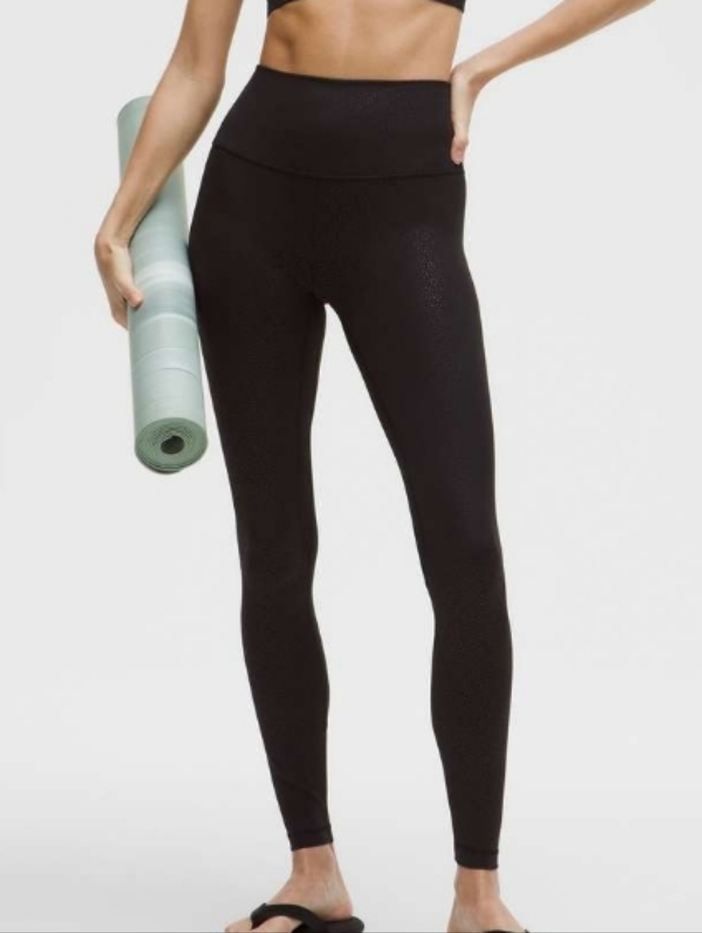 Lululemon Align High-Rise Pant 28" Dot Pattern Emboss Black Size 10